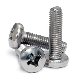 MonsterBolts - M3.5 x 20mm Phillips Pan Head, DIN 7985A, Stainless Steel, 25 Pack