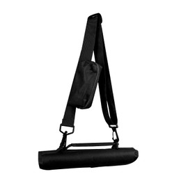 AfitLulu Golf Club Bag, Foldable Sunday Golf Bag with Pocket and Shoulder Strap for 3-5 Golf Clubs, Lightweight Golf Club Travel Bag Waterproof Mini Carry Golf Sunday Bag for Men Women (Black)