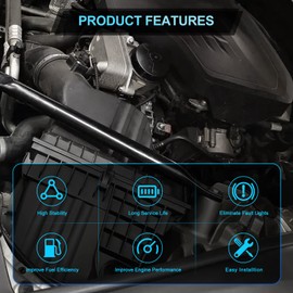 PARTSELECT 2PCS 234-4587 Oxygen Sensor Upstream or Downstream Replacement for Dodge Dakota Durango Nitro Dodge Ram 1500 2500 3500 Jeep Wrangler Grand Cherokee Chrysler 300 56029049AA 2344587