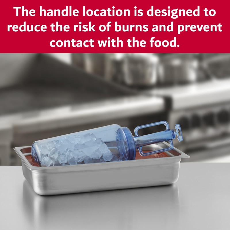 Chef Master Large Food Chiller, 155.5 Oz Plastic Cold Paddle
