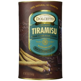 DOLCETTO Dolcetto Wafer Rolls Tiramisu, 12 OZ
