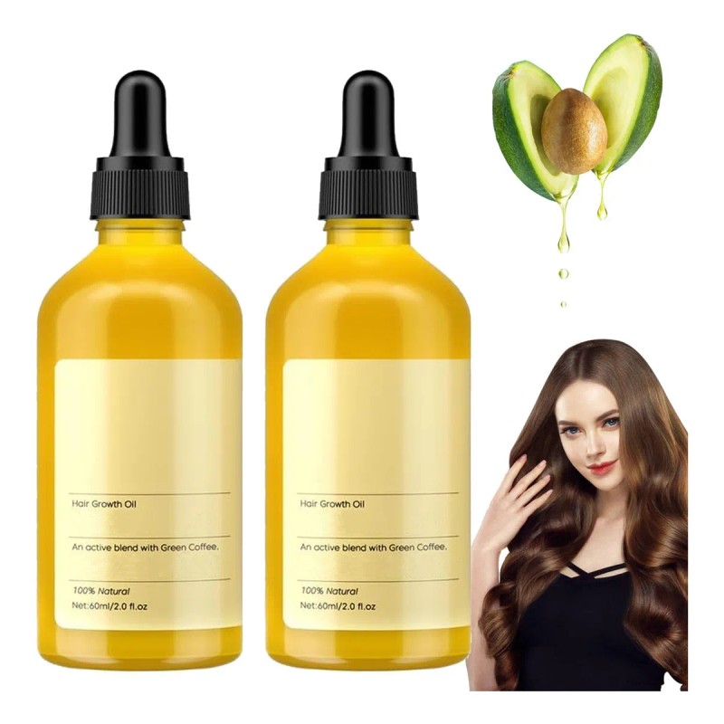 Veganic Natural Hair Growth Oil, Aceite Natural Para El
