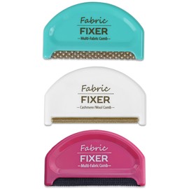 Cashmere Pill Remover Comb & Multi-Fabric Sweater Combs for Pills and Fuzz (3-Pack) Manual Fabric Defuzzer Wool Lint Shaver Comb Scraper for Clothing, Furniture, Sheets and Fabrics