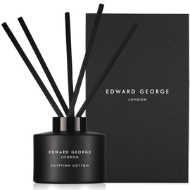 Edward George Reed Diffusers for Home Egyptian Cotton Fragrance Oil Reed Diffuser Set with 10 Oil Diffuser Sticks, 5.6 fl oz