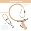 AULEEP Universal Cell Phone Lanyard Crossbody, 2Pcs Adjustable Premium 8mm
