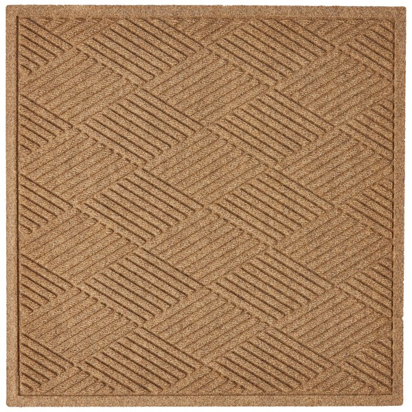 Hudson Exchange (35"x35", Camel) Waterhog Diamond Fashion Square Floor Mat