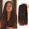 14 Inch Crochet Passion Twist Hair Pre Looped 8 Packs