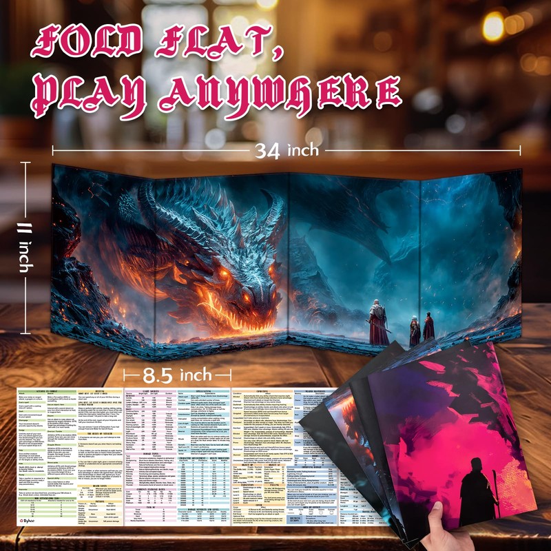 Byhoo DM Set di 2 ombrelloni per D&D 5E 2