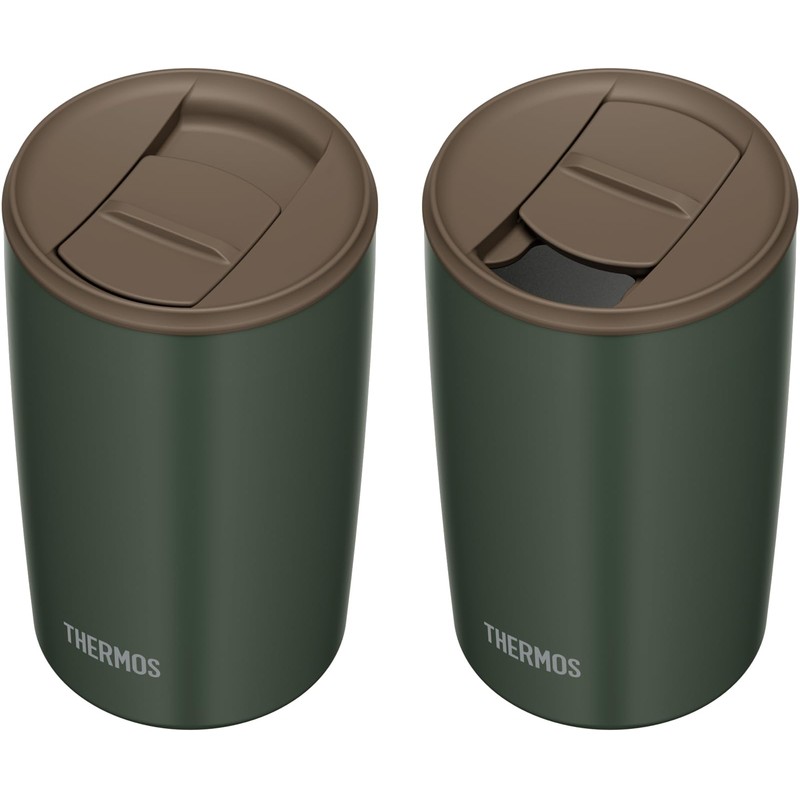 Thermos JDP-401 FG Vacuum Insulated Tumbler with Lid, 13.5 fl