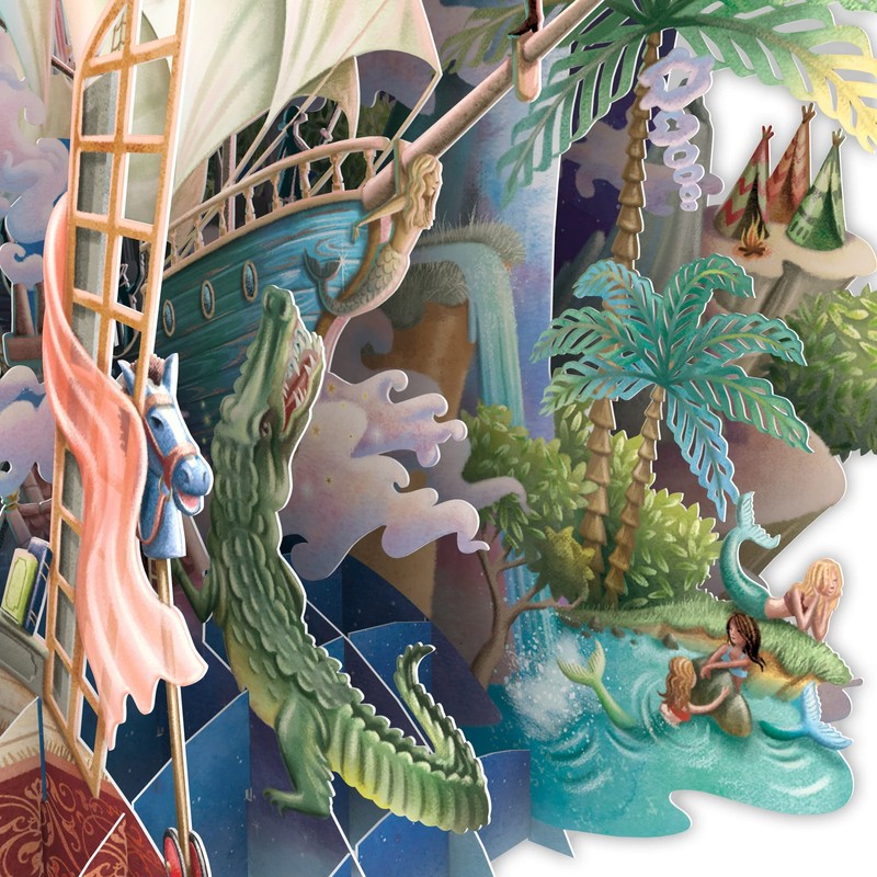 Paper D'Art - Pirate Ship - 3D Pop-up Card -