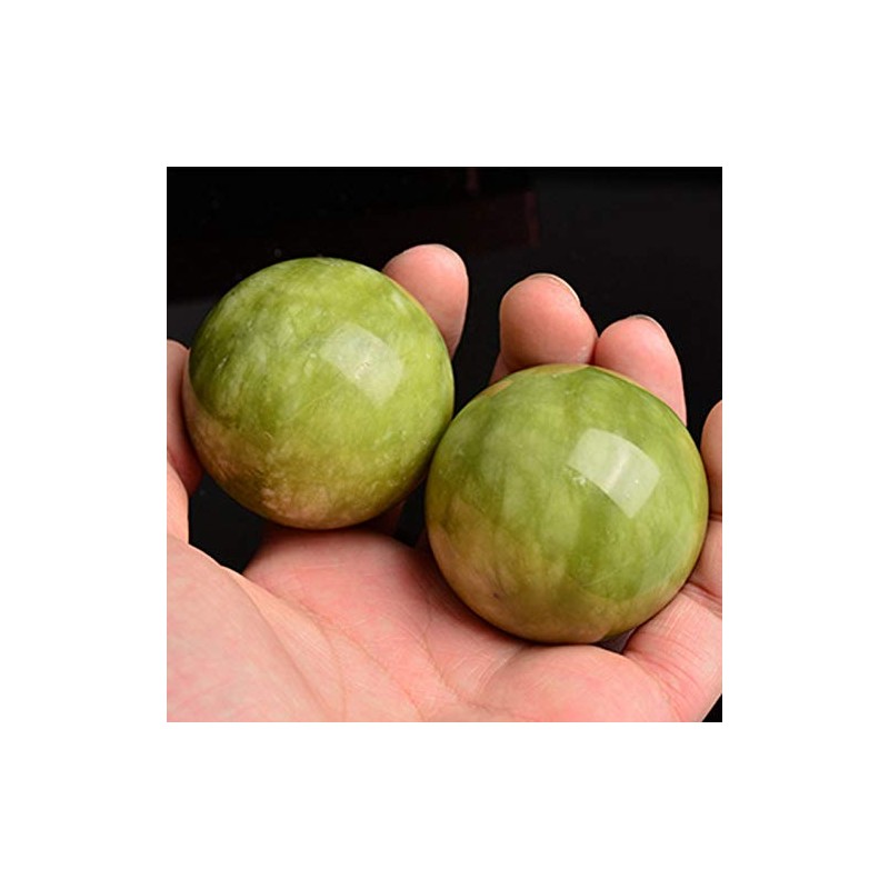 Dovhmoh 2PCS Jade Baoding Chinese Health Stress Exercise Balls for