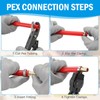 Znkiok 20 Pack 1/2 inch pex coupling Fittings, For 1/2''