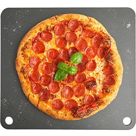 Nerd Chef - NerdChef - Piedra de acero para hornear pizza de alto rendimiento, fabricada en Estados Unidos (14.5 x 16 x 1/4 pulgadas), (0...