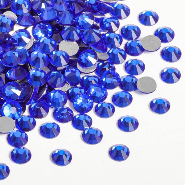 BEADSLAND Beadsland 2880pcs Flat Back Crystal Rhinestones Round Gems for