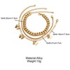 Yienate Boho Multi Layered Butterfly Anklet Bracelet Gold Butterfly Pendant