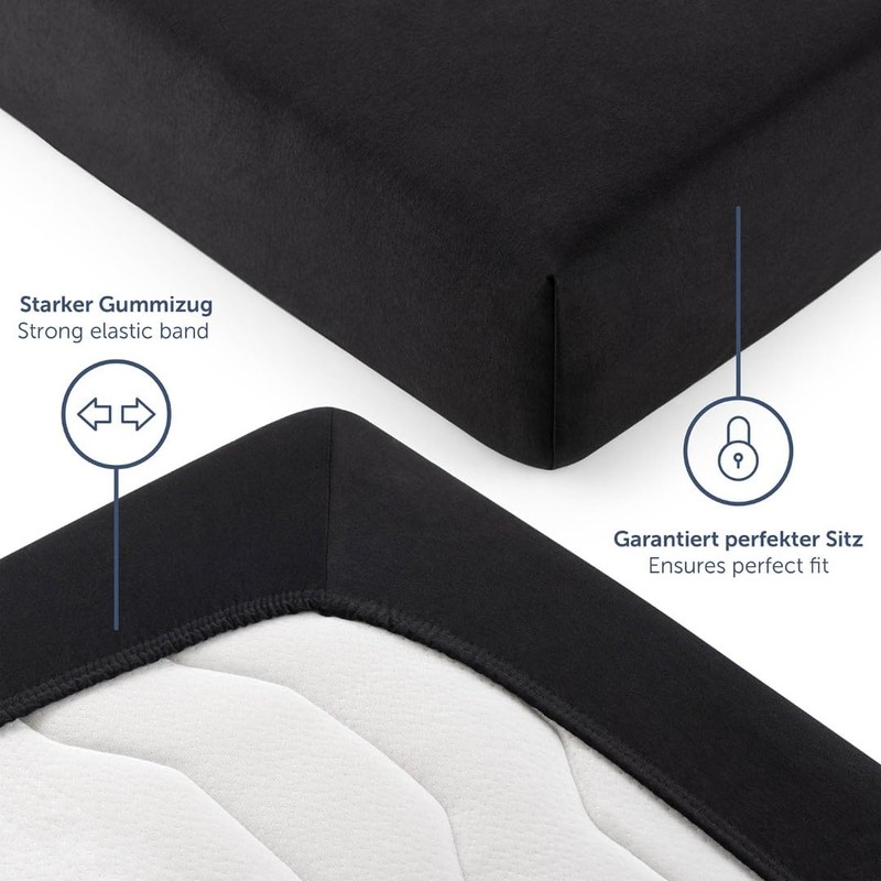 Blumtal Basics Jersey Fitted Sheet 100 x 200 cm –
