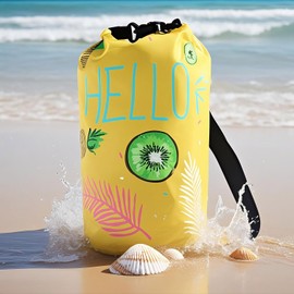 WEGRASY Waterproof Dry Bags 10L Kayaking Bag Small Beach Dry Bag Backpack for Kayaking Boating Camping Swimming Outdoor