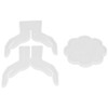 3Pcs DIY Flower Pot Shelf Mold Easy Demoulding Soft Good