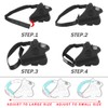 Bolux Dog Harness, No-Pull Reflective Dog Vest, Breathable Adjustable Pet