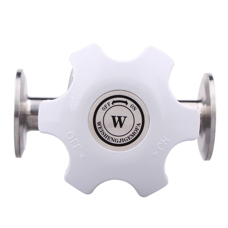 DERNORD Sanitary Diaphragm Valve Silicone Seal Stainless Steel 316L, 1.5”