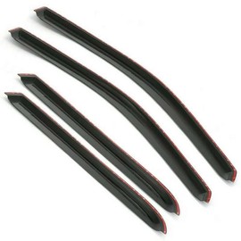 ZZDSNJ Tape-On Rain Guard 4-Piece for 2011-2020 Dodge Charger Windows Visor Shield Shade Smoke 94313