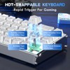 ATTACK SHARK X68MAX HE 60% Wired Magnetic Switch Keyboard,Full Aluminum