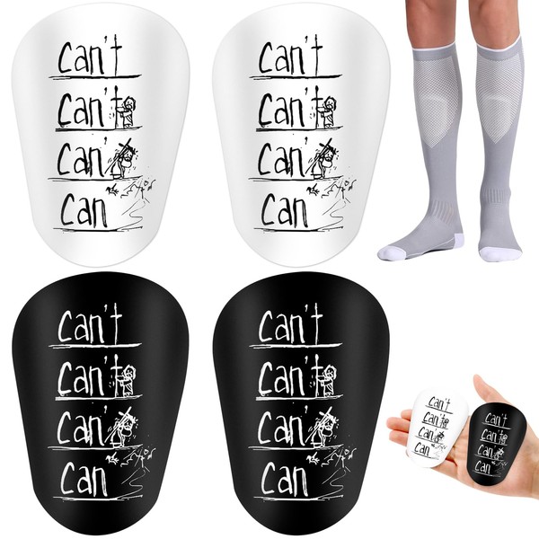 2 Pairs of Mini Football Shin Pads, 10 x 6