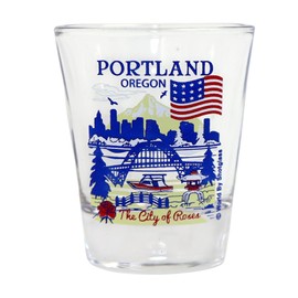 Portland Oregon Great American Cities Collection Shot Glass
