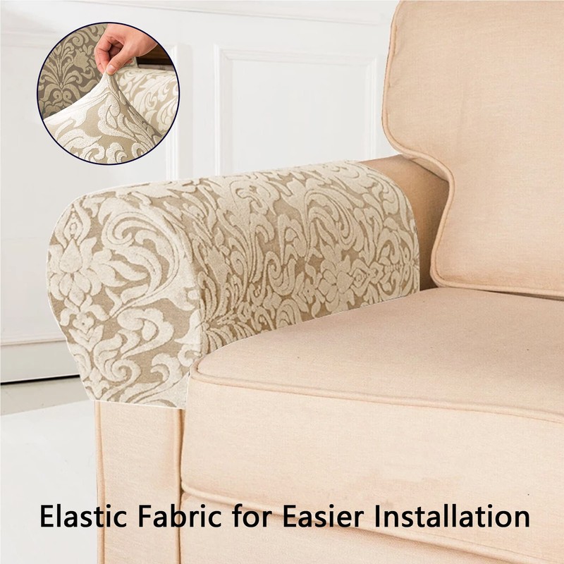 Kaket 2 PCS Sofa Armrest Covers, Armchair Covers for Arms,