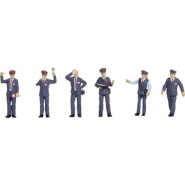 NOCH H0 Personaggi dei funzionari ferroviari della Germania, personaggi per modellismo H0, perfetti per creare scene realistiche