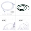 ANSNF 2 Pack Oxygen Mask for Face Adult with 6.6'