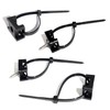 Cable Zip Tie Mounts Kit - 55 Set Wire Cable