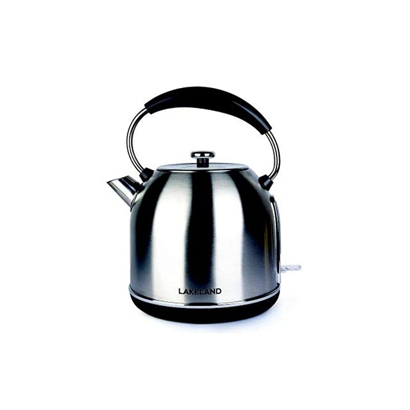 Lakeland Brushed Stainless Steel Traditional Kettle 1.7L