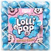 Cotton Candy Mini Lollipops – 65 Count Bulk Candy Pack,