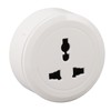 13A Power Track Socket Multifunctional White Round Surface Mounted Movable