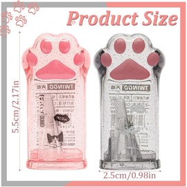 Pencil Sharpener with Container, 2 Pieces Sharpener with Colouring Pencils, Children's Sharpener, Double Hole Pencil Sharpener, for Various Types of Pencils, School, Office, Children, Students, Travel