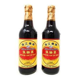Pearl River Bridge Superior Light Soy Sauce Bottle, 16.9 Fl Oz (Pack of 2)