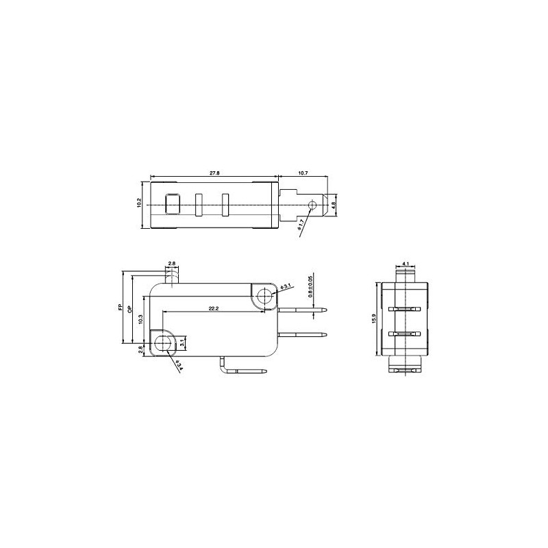 EZGO Accelerator Micro Switch (1994-up) PDS/DCS w/ Golf Cart ITS
