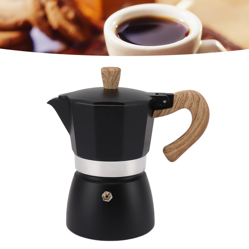 Moka Coffee Pot Octagonal Aluminum Classic Portable Hand Brewing Coffee