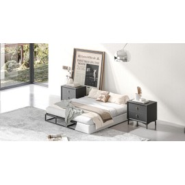 JWIFSEF Box-Spring-for-Queen-Bed,Queen Box Spring 5 inch,Easy Assembly Box Spring Queen, Metal Sturdy Heavy Duty,with Fabric Cover,Mattress Foundation,No Squeaky,3500lbs Max Weight Capacity