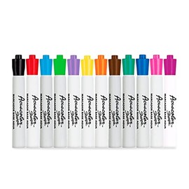 Sharpie Acuacolor Marcadores Base de Agua, 12 pzas Punta cincel