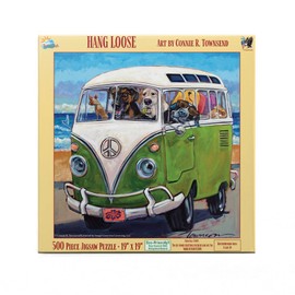 SUNSOUT INC - Hang Loose - 500 pc Jigsaw Puzzle by Artist: Connie R. Townsend - Finished Size 19" x 19" - MPN# 73035