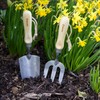 Darlac Garden Hand Fork - Garden Fork with Bamboo Handle