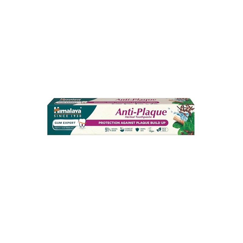 Himalaya Anti-Plaque Toothpaste with Clove, Cinnamon and Breakthrough Formula Based