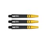 RED DRAGON Nitrotech Intermediate Black and Gold Dart Stems -