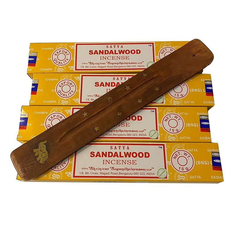 VIE Satya Incense Sticks, 4 Packs x 15g, with Incense