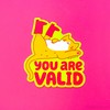 Self Love Cat Sticker "You Are Valid"