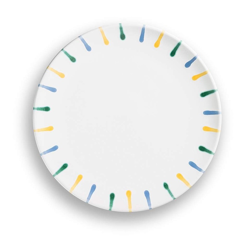 GMUNDNER KERAMIK Dinner Plate Cup Diameter 25 cm Flamed Crockery
