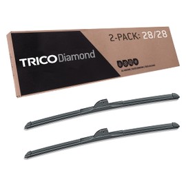 TRICO Diamond 28 Inch pack of 2 High Performance Automotive Replacement Windshield Wiper Blades For My Car (25-28281), Easy DIY Install & Superior Road Visibility