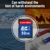 32GB SD Card, C10 SDHC UHS-I Memory Cards U1 Class